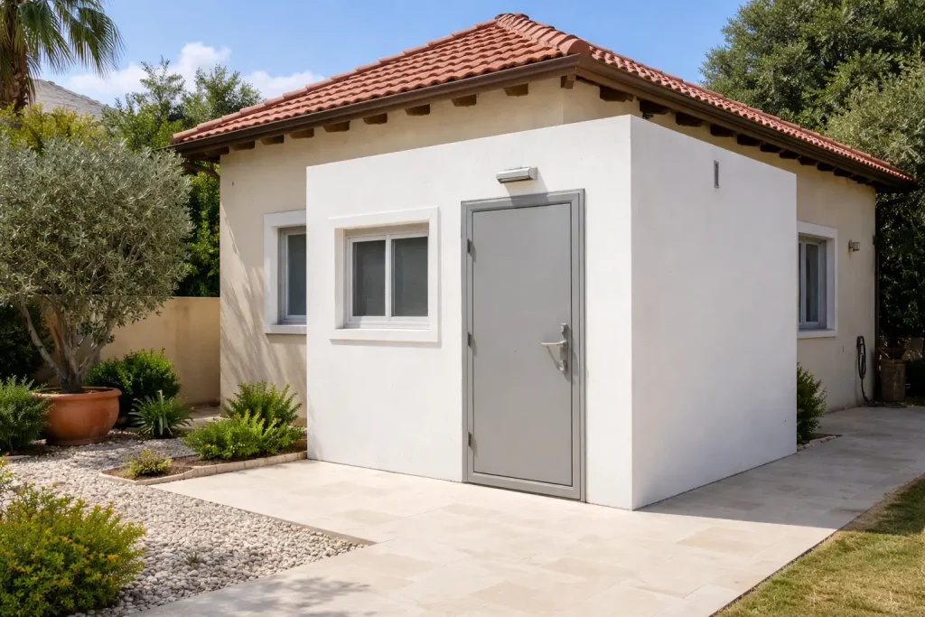 היתר להוספת ממ״ד – תוספת ממ״ד תקנית לבית פרטי