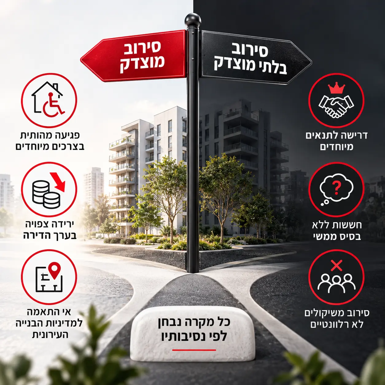 פסק דין דייר סרבן פינוי בינוי | אינפוגרפיקה